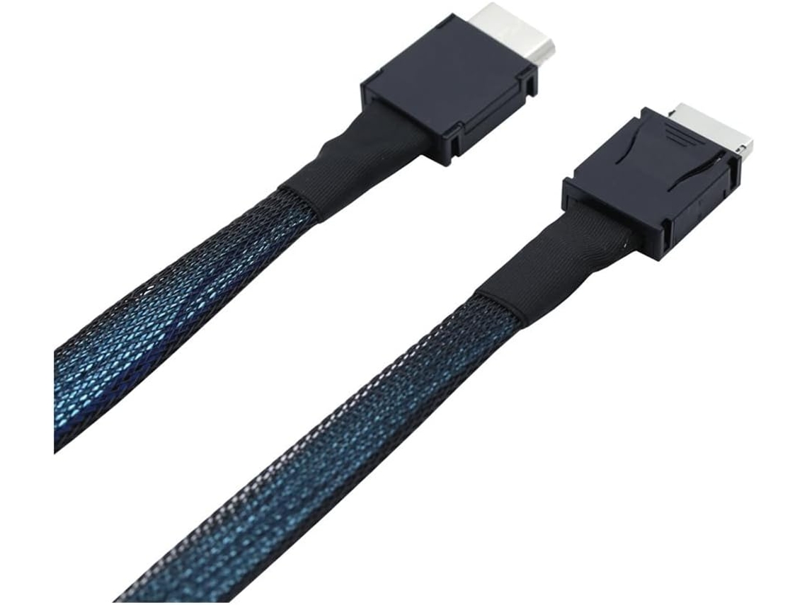 Cable Super Cable Para Servidor Oculink Sff 8611 4i Pcie A Mini Sas Sff 8611