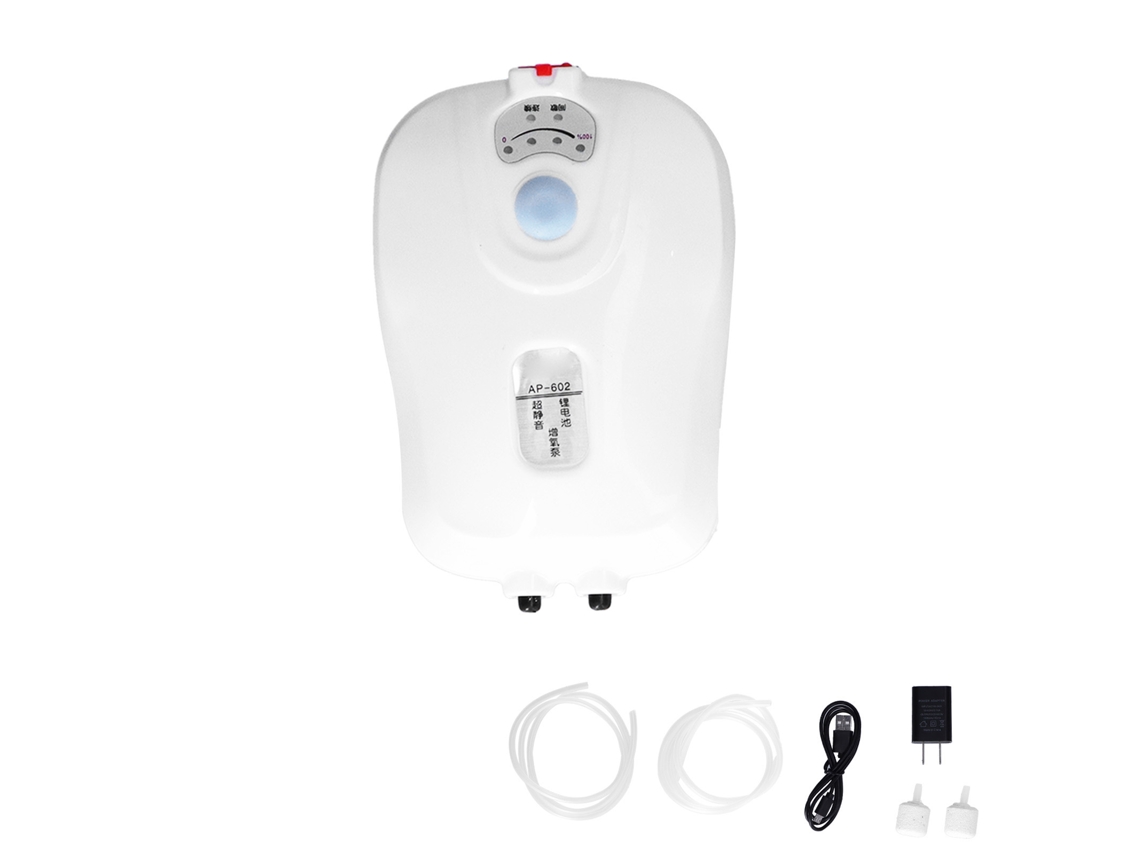Bomba De Oxigênio Ac Dc Ultra Silenciosa Para Peixarias E Aquários, Aumenta O Oxigênio