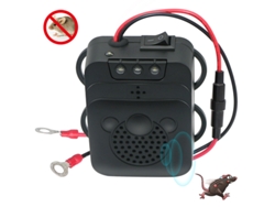Repelente de ratones debajo del capó, repelente ultrasónico de plagas de coche de 12 V para motor de coche SIURN