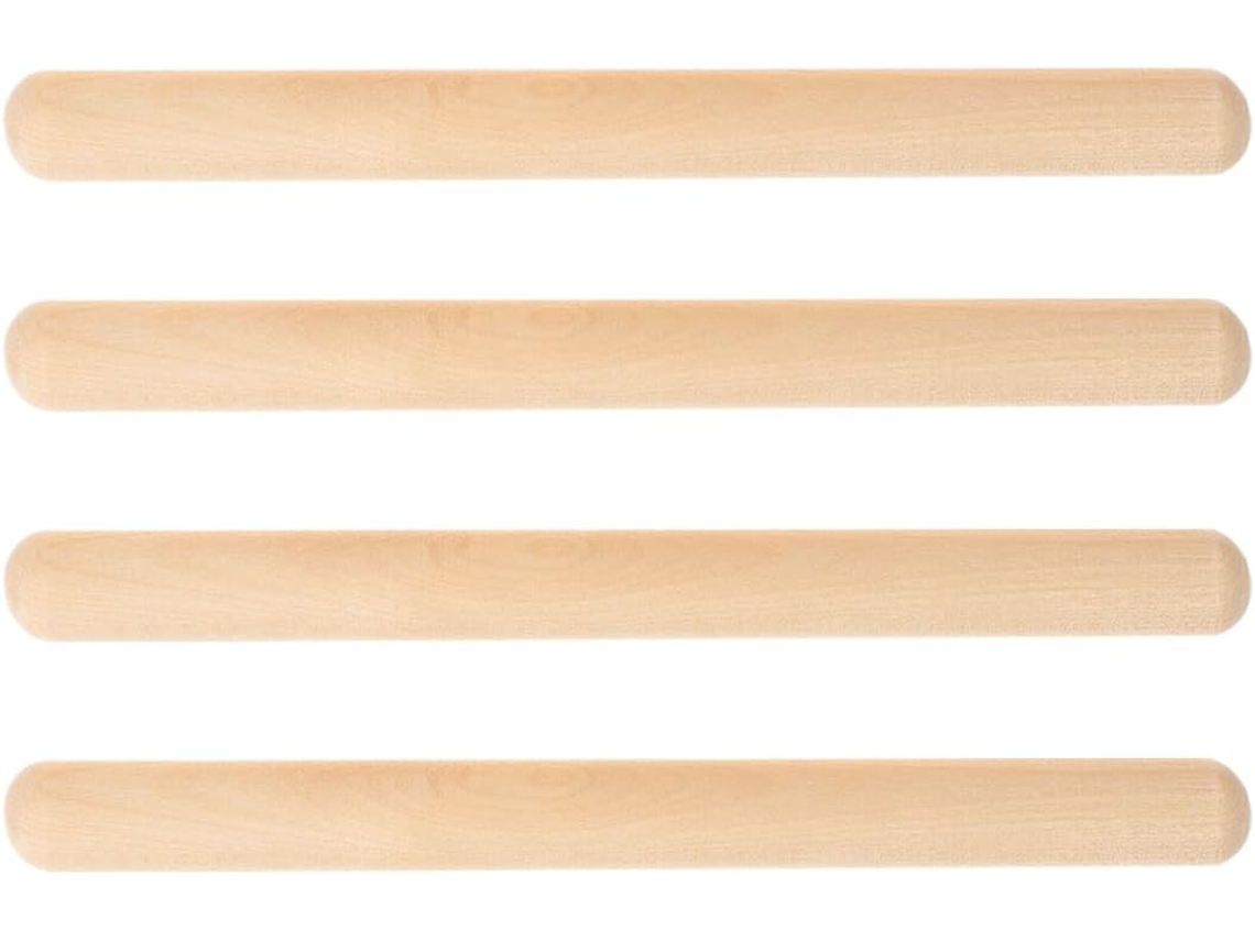 Juego De 4 Baquetas De Percusión De Madera - Práctico Para Niños Y Niñas - Instrumentos Musicales...