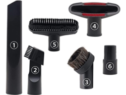 6 Piece Set Accessories For Henry Hoover Attachment And Shark Vacuum,pp Hair Combination Brush