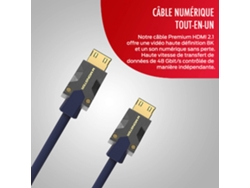 Cable HDMI MONSTER M3000 UHD 8K Dolby Vision HDR 48GBPS