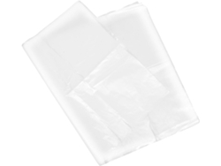 Bolsas de plástico transparentes grandes de 50 x 80 cm para guardar ropa, con estampado navideño. Gokoco