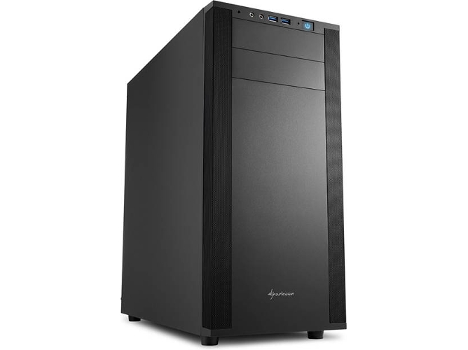 Caja PC SHARKOON M25-V (ATX Mid Tower - Negro)