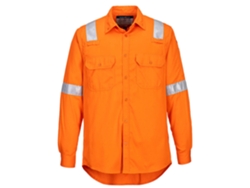 Camisa ligera ignífuga antiestática Portwest / Naranja / L