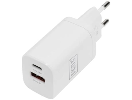 Da-10062 Da-10062 Cargador Usb Para Toma De Pared Interior Corriente De Salida Máx. 3 A 2 X Usb-C Usb-A DIGITUS
