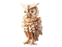 Rompecabezas De Madera 3d Con Forma De Búho, Kit De Montaje Diy Para Niños, Juguete Educativo.