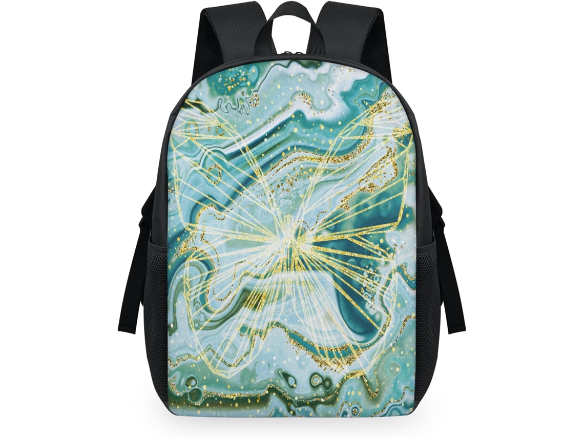 Mochila Tropicallife Diseño Mariposas Mármol Para Niños Niñas Hombres Mujeres Multiusos Mochila Escolar Inf