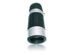 Mini telescopio monocular de bolsillo de alta definición con estuche de transporte y correa para el cuello Yizhood (negro)