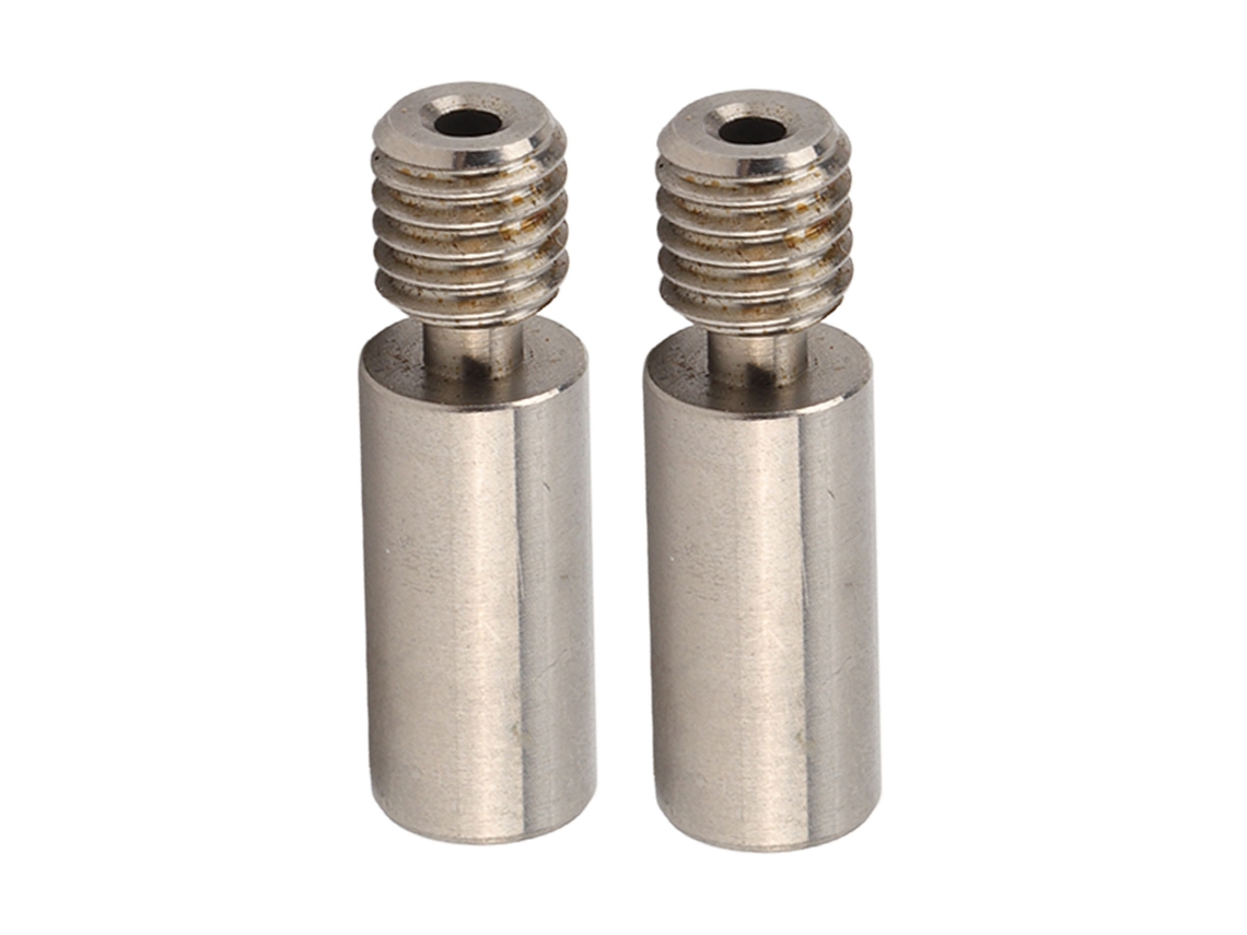 2 Tubos De Garganta De Metal De Alta Precisión Para Extrusores De Impresoras 3d