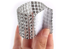 100 anillos para servilletas brillantes, decoraciones de plástico reutilizables para bodas, fiestas y aniversarios.