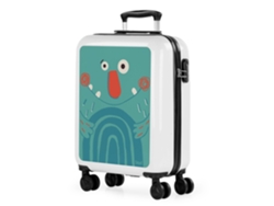 Maleta Pc Pequeña SKPAT Amiens blanco-monster (40X55x20 Cm - 40L)