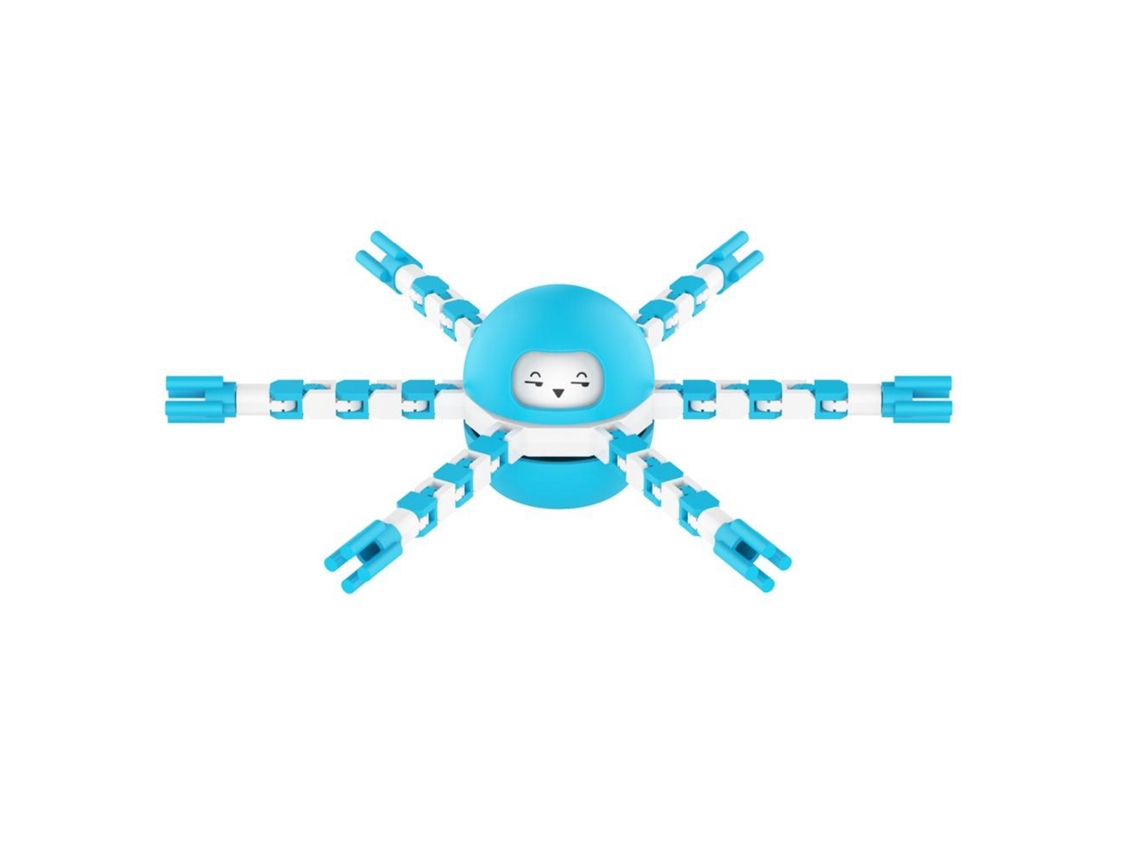 Ats-juguete Giróscopo Transformable Cadena Robot Juguete Mecánico Espiral Deformable Diy Antiestrés Para Niños Y Adultos