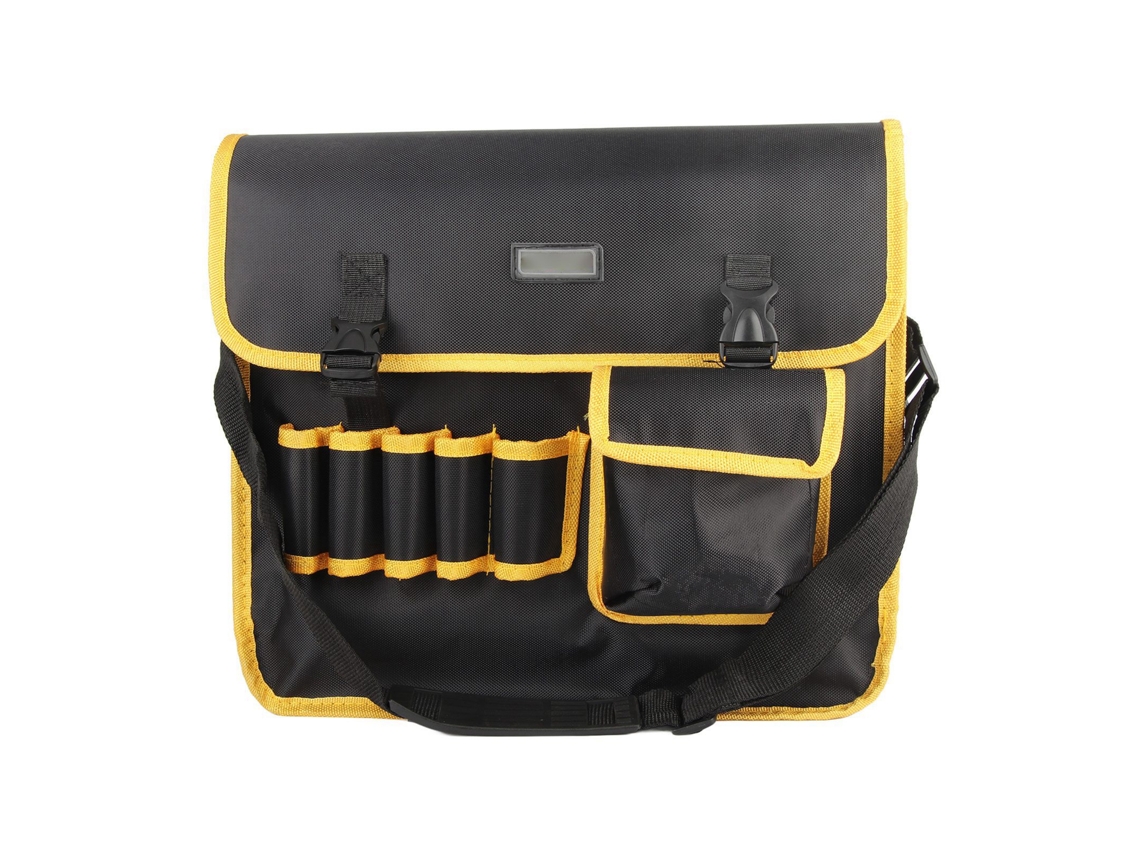Bolsa De Herramientas De Electricista De Alta Capacidad Con Múltiples Bolsillos De Lona.