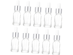 Botellas De Almacenamiento Para Exteriores Con Gotero, Juego De 10 Recipientes De Vidrio