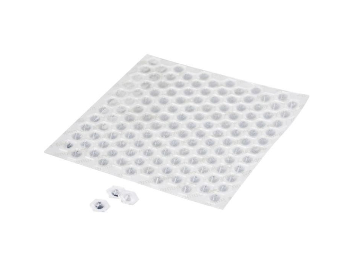 3M SJ 6553 Mpcb - Pie autoadhesivo transparente (11 mm x 3,05 mm)