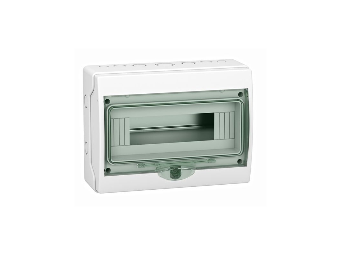 Schneider 13979 | Cofret De Superficie Mini Kaedra Ip65 1x12 Módulos Puerta Transparente 200x267x112