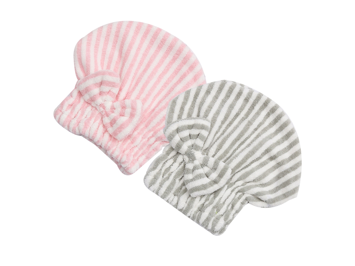 Conjunto de Gorros Absorbentes para Cabello Gris Kofihety - 2 uds (20x13x8 cm)