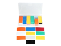 Kit De 280 Tubos Termorretráctiles De Pvc Para Baterías 18650 Con Caja De Almacenamiento.