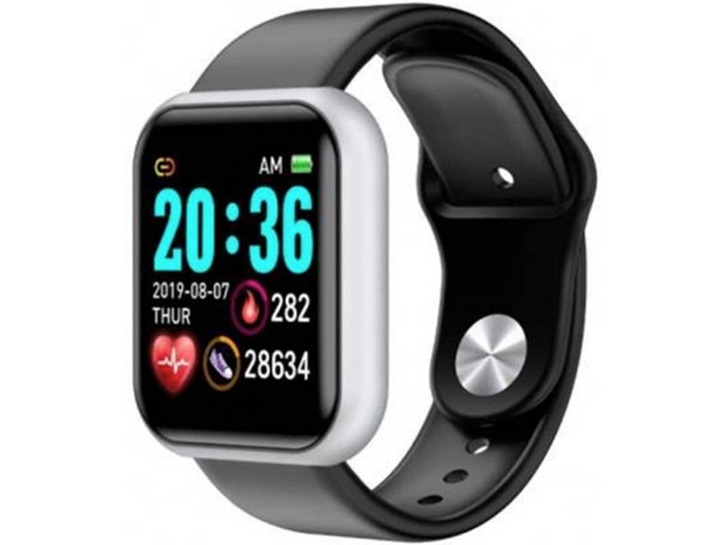 Klack Smartwatch Reloj inteligente l8 negro gris y mujer hombre watch deporte