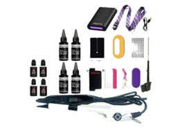 Kit de extensiones de cabello, pegamento UV, herramientas portátiles, -Kit de herramientas 2-