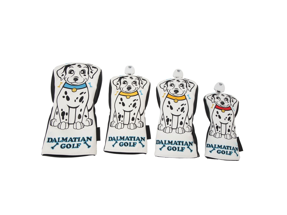 2026-funda Para Cabeza De Palos De Golf Impermeable Pu Set Tamaños 1 3 5 Ut Accesorios Golf Diseño Perro Manchado