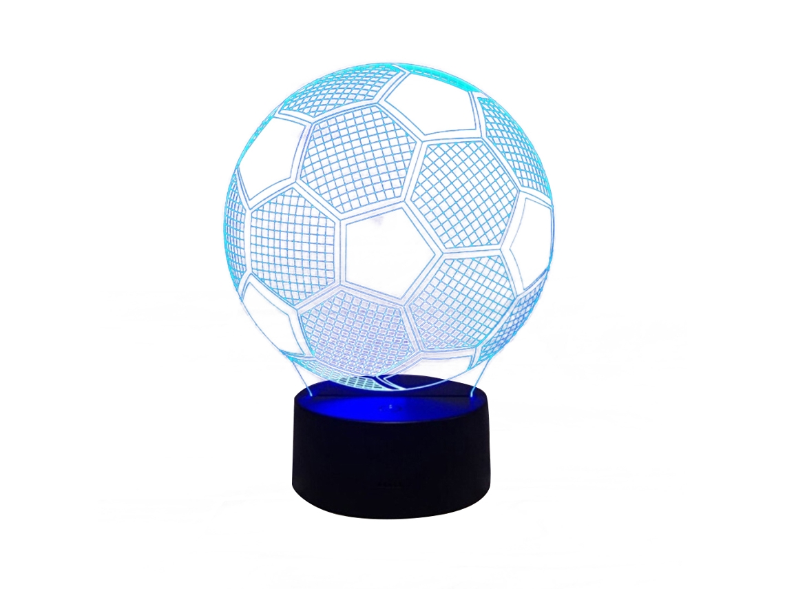 Lámpara de noche LED USB 3D con forma de balón de fútbol, 2026, con función táctil, ideal como regalo o para decorar el hogar.