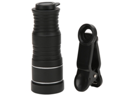 Lente Para Cámara De Teléfono Móvil Con Telescopio Monocular Acoplable, Gran Angular 12x, Para Conciertos Y Viajes.