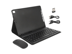 Funda con teclado para tableta iOS Air3 de 10,5 pulgadas, color negro y dorado claro