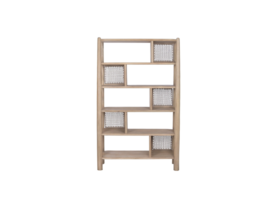 Estanteria Acacia Cuerda 105x40x175cm