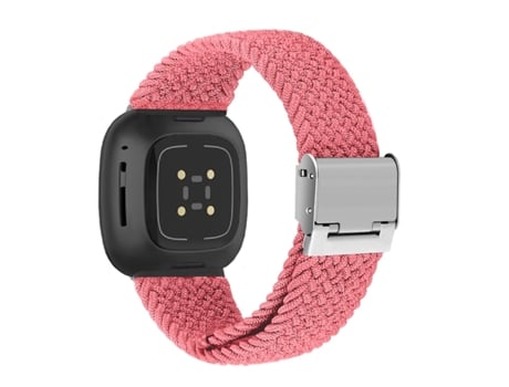 Correa Solo loop para Fitbit by Google Versa 2 Rosa