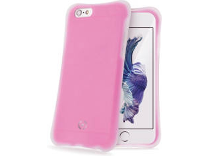 Funda iPhone 6S Plus CELLY Ice Cube Rosa
