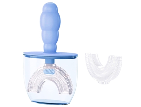 Cepillo de dientes en forma de U, cepillo de dientes manual, herramientas de limpieza oral para niños, limpieza de dientes de entrenamiento, estilo 2