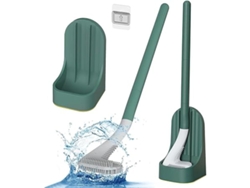 Hogar - El Cepillo Para Inodoro Con Mango Largo Permite Una Limpieza De 360 Grados, Lo Que Lo Hace Eficiente Para Su Uso En Baños, Hogares Y