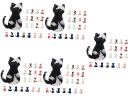 Llavero Con Colgante De Gatito Nuobesty, Bonito Colgante De Gato De Dibujos Animados Extraíble.