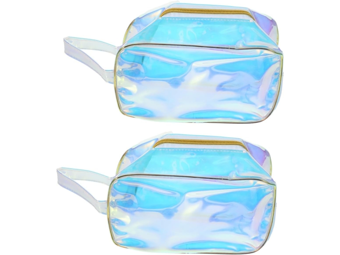 Neceser Impermeable De 2 Piezas, Organizador De Cosméticos Portátil Para Viajes Y Hogar.