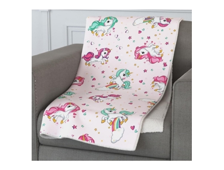 Manta Para Cama Sofá Y Sillón Sherpa Manta Polar Lisa De Tacto Suave Infantil Para Niños (155 X 125Cm) Magic COSHANO