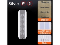 Dispensador de jabón líquido para baño de pared de 350 ml sin clavos, dispensador de champú, accesorios de baño Rosewell