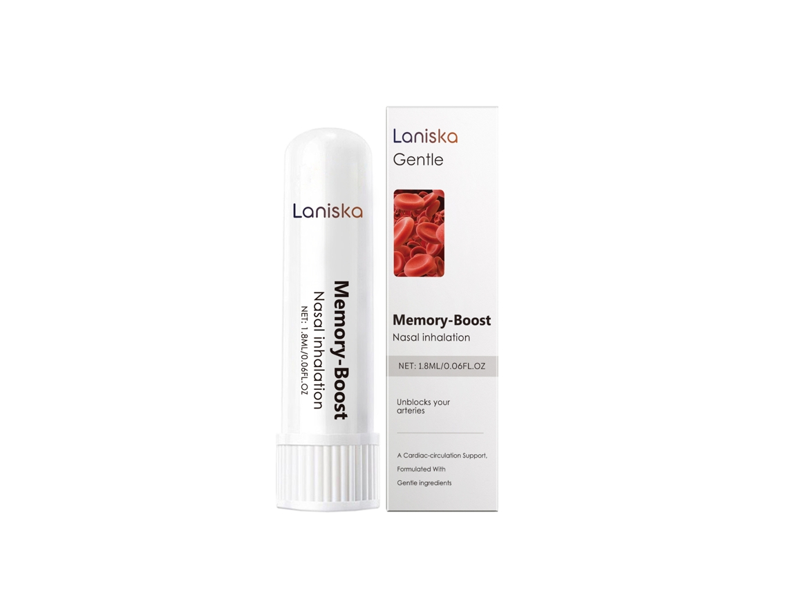 Inhalador nasal refrescante para un alivio rápido.