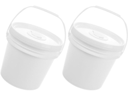 Juego De 2 Dispensadores De Toallitas Húmedas Para Bebé, 4 Litros, Cubos De Plástico Con Tapas Herméticas