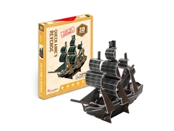 Puzle 3d Barco Pirata.