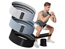 Bandas De Resistencia Para Pilates Y Entrenamiento De Fuerza - Bandas Elásticas Para Piernas Y Glúteos 3 Piezas Siurn