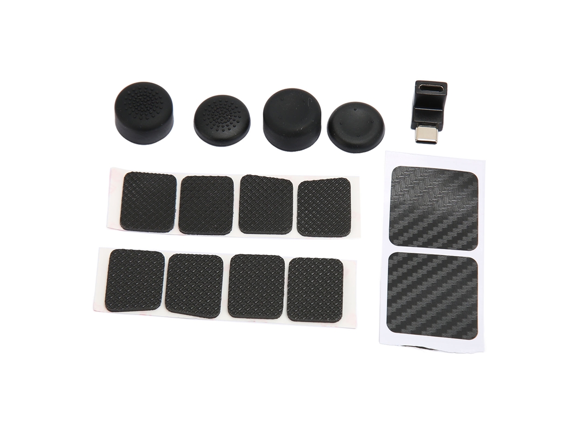 Cubierta del panel táctil, botones traseros, adaptador USB-C, Steam Deck