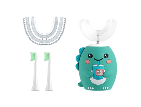 Cepillo de dientes eléctrico en forma de U para niños, cepillo de dientes sónico para niños, estilo de dibujos animados 1