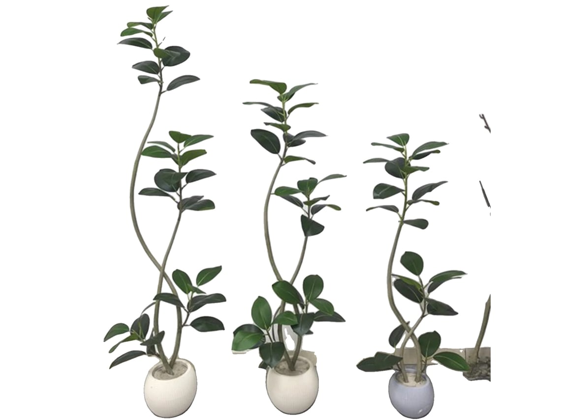 Ficus lyrata artificial, elegante decoración para el hogar, bajo mantenimiento, verde, 150 cm (fabricación OEM)