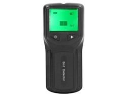 Sensor Detector De Pared De Ladrillo 5 En 1 Con Pantalla Lcd Hd Para Madera, Cable De Ca, Borde Central, Negro