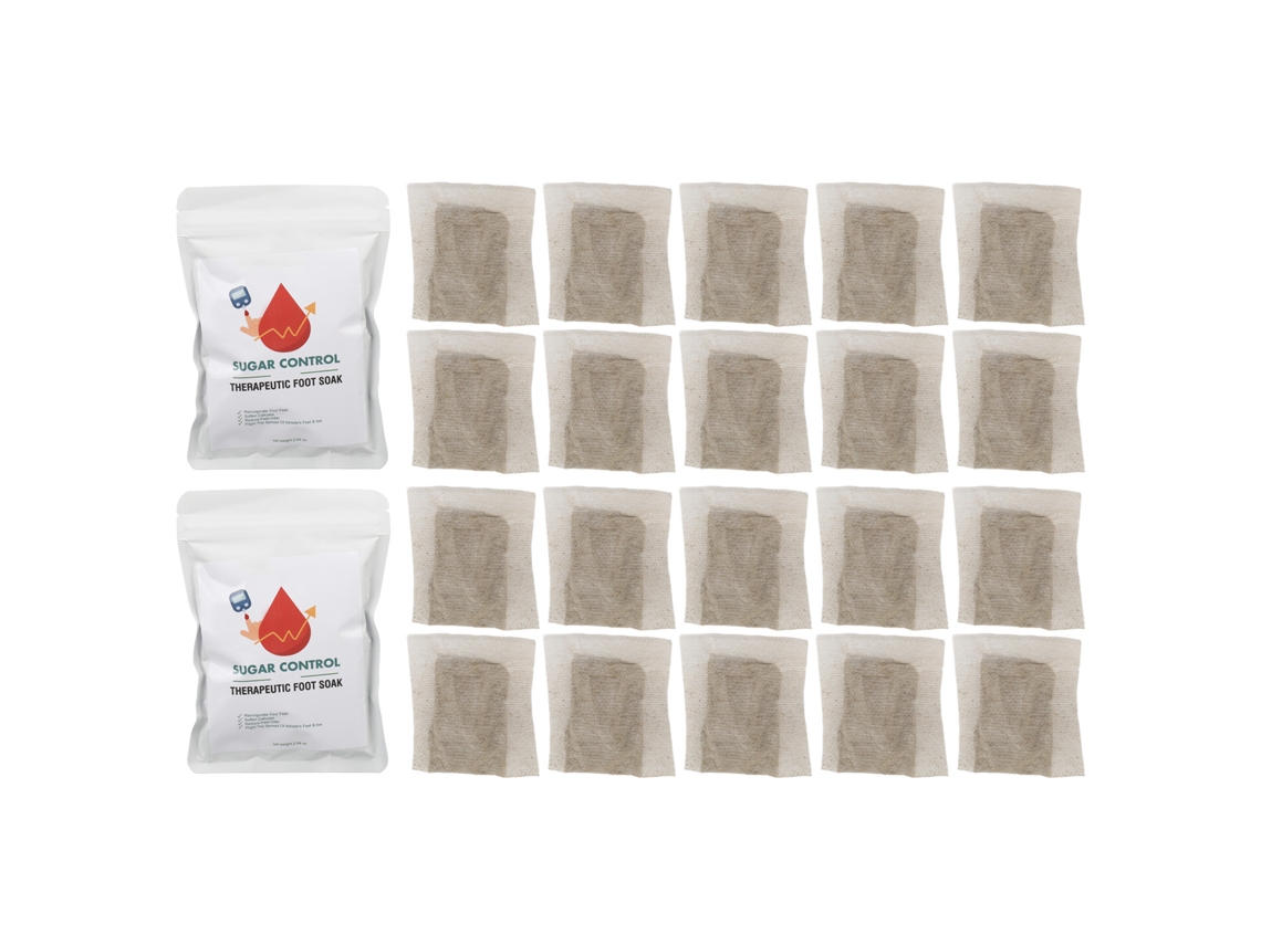 20 bolsitas de baño de pies terapéutico con jengibre, ginseng y artemisa para hombres y mujeres.