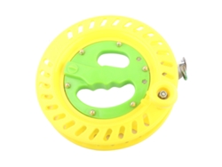 Carrete De Hilo Para Pesca Y Cometas De 22 Cm, Fabricado En Plástico Resistente Con Diseño Ergonómico (amarillo).