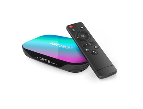 Box Smart Tv HK1 BOX 8K 4GB 128GB S905X3 Android 9.0 1000M Dual Wifi Player Netflix Youtube black_4GB + 32GB con teclado i8