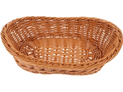 Cesta De Almacenamiento De Ratán Tejido Para Aperitivos, Cocina Y Despensa.